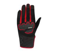 Bering Breeze Mesh Gants de moto, noir-rouge, taille 2XL pour homme