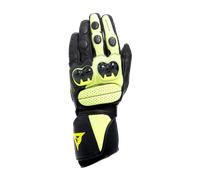 Dainese Impeto D-Dry Gants de moto imperméables, noir-jaune, taille 2XS pour homme
