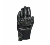 Dainese Mig 3 Unisex Leather Gloves, Gants Moto Cuir Homologué, Pour Homme et Femme, Noir/Noir, S