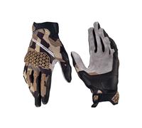 Gants Moto D'été LEATT ADV X-FLOW 7.5 Court Désert Marron Noir Respirants
