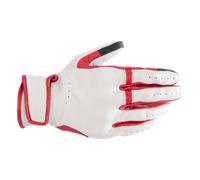 ALPINESTARS Gants Dyno Leather Ecru / Ruby Red L