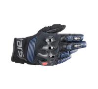 Gants Moto en Cuir Alpinestars Halo Bleu Foncé/NoirS Bleu Foncé,Noir