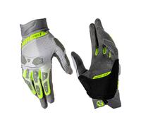 Gants Moto Estivaux LEATT ADV X-FLOW 5.5 Court Hi-VIZ Gris Jaune Respirants