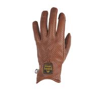 Gants moto été cuir femme Helstons swallowair Marron Taille 9