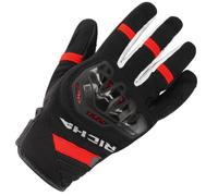 GANTS MOTO ÉTÉ RICHA STRADALE NOIR/BLANC/ROUGE
