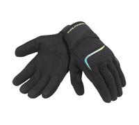 Gants moto été Tucano Urbano Miky - noir-jaune fluo graphic - M L
