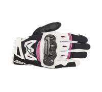 Alpinestars Stella SMX 2 Air Carbon V2, Gants femme XS Noir/Blanc/Fuchsia Noir/Blanc/Fuchsia