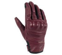 Bering Score, gants perforés femmes 5 Rouge Foncé/Noir Rouge Foncé/Noir