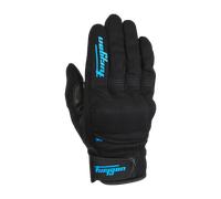 Furygan JET D3O Lady - Gants de moto Femme- Paume 100% cuir - Tactile - Confort - Gants d'été - Respirant & Léger - Protection Métacarpes D3O, Noir-rose