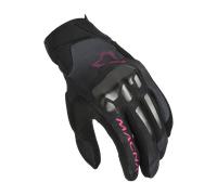 Macna Mana Gants de moto pour femmes, noir-rose, taille 2XL