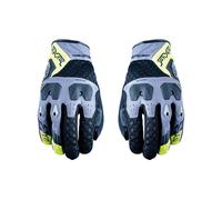 Gants Moto FIVE TFX3 AIRFLOW Estivaux Gris Jaune Fluo