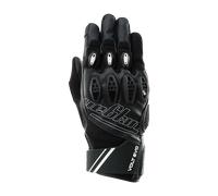 Furygan Gants de moto TD12 Evo Homme – Paume 100% cuir, tactiles, respirants, légers – Noir