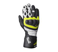 GMS-Moto GR-1 SF, gants M Noir/Blanc/Jaune Noir/Blanc/Jaune