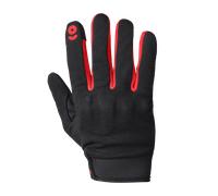 GMS Jet-City Sport Gants de moto, noir/rouge, Taille L