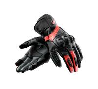 Gants Moto Homme En Cuir REBELHORN VIPER Noirs/Gris/Rouges Fluo