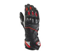 Ixon Tornado Air Gants de moto, Noir/Blanc/Rouge, Taille 2XL
