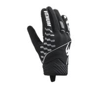 Ixon Venum Hurry Gants Moto Été En Daim CE Niveau 1 Noir Gris Blanc Taille M