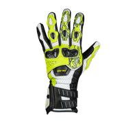 IXS RS-200 3.0 Gants, noir-blanc-jaune, taille L pour homme