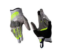 Gants Moto LEATT ADV HydraDri 5.5 Court Hi-Viz Gris Jaune Imperméables