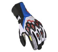 Macna Brawler RTX gants de moto imperméables, noir-blanc-rouge-bleu, taille L pour homme
