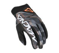 Macna Gants moto Decode – Homme – Taille S – Noir/Gris/Orange – Été