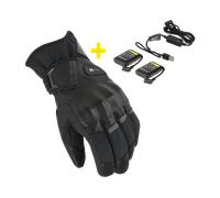 Macna Era 2.0 RTX 7.4V Kit, gants chauffants femmes S Noir Noir