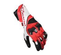 Macna Protego Gants de moto, noir-blanc-rouge, taille XL pour homme