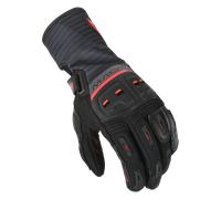 Macna Shellar Gants de moto perforés, noir-rouge, taille M pour homme