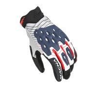 Macna Tanami, gants L Blanc/Bleu/Rouge/Noir Blanc/Bleu/Rouge/Noir