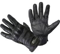 Gants moto MASS CE cuir court noir - S