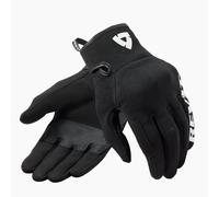 Gants Moto Rev'it ACCESS BLACK WHITE, Imperméables, Cuir & Tissu, Hiver, L