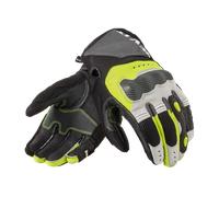 Revit Blaze Gants de moto, noir/gris/néon jaune, Taille M