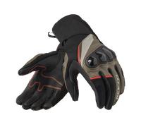 Revit Combustion Gants de moto, noir/marron, Taille S