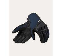 Gants Moto Rev'it Duty Noir/Bleu, Hiver, Touchscreen, Cuir & Textile