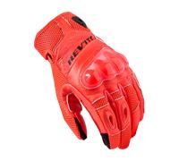 Revit Ritmo Gants de moto, Noir/Rouge néon, Taille XL