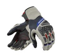 Gants Moto REV'IT! Sand 5 Argent/RougeL Argent,Rouge