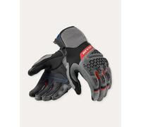 Gants Moto Rev'it Sand 5 Gris/Rouge, Été, Touring/Trail