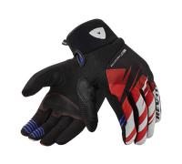 Revit Surge Gants de moto, noir-rouge, taille XL pour homme