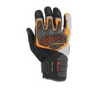 Richa Bogota Gants de moto, Noir/Gris/Orange, Taille M