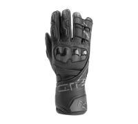Richa RS-86 Gants moto pour dames, Noir/Rouge/Fluo Rouge foncé, Taille M