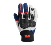 Richa Sandblast Gants de moto, bleu/rouge, Taille S