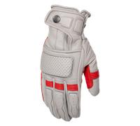 Gants Moto Rusty Stitches Calvin Gris clair/RougeL Gris clair,Rouge