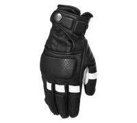 §Gants Moto Rusty Stitches Calvin Noir-Blanc§