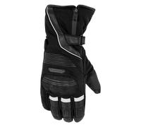 Rusty Stitches Gants de moto Cole – Imperméables – Noir/Blanc – Taille S Homme