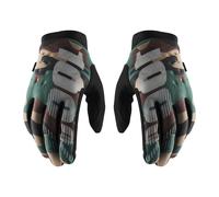 Gants Motocross 100% BRISKER Camo Noir