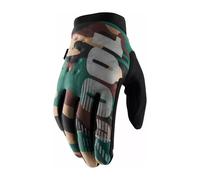 100% Gants Brisker Off-road Verts Courts Homme XL