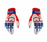 Gants Motocross 100% LANGDALE Unisexe Rouge/Blanc/Bleu