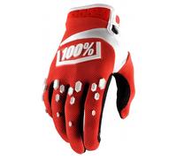 Gants Motocross Airmatic 100% Adultes Rouge (Tailles SMALL SIZING) S/XL