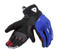 Revit Endo Gants de moto, noir/bleu, Taille S