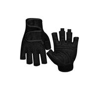 Gants Musculation Hommes Femme FONGWAN avec Support de Poignet, pour Fitness Protection Haltérophilie, S - Noir